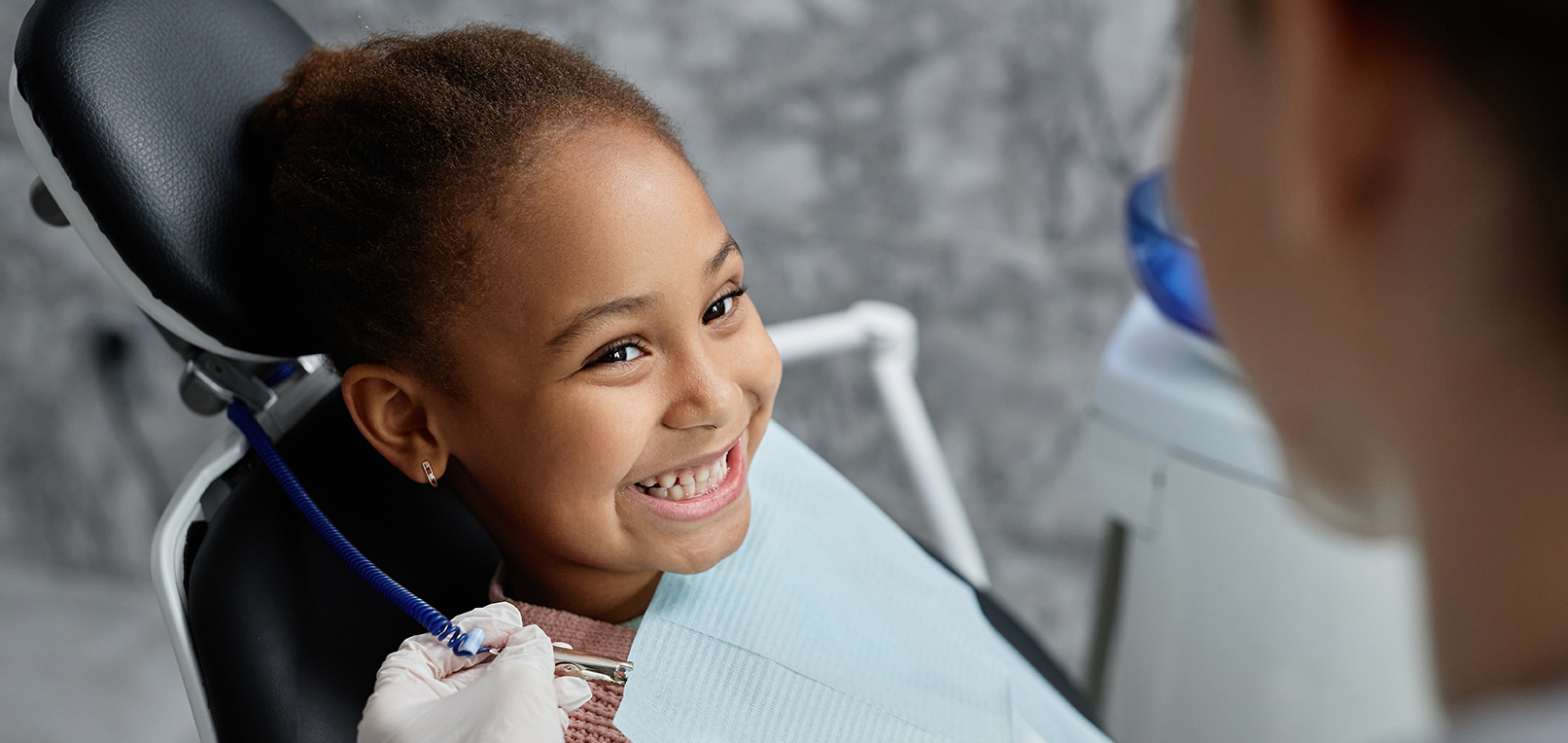 female dental patient smiling with sedation dentist in cincinnati ohio